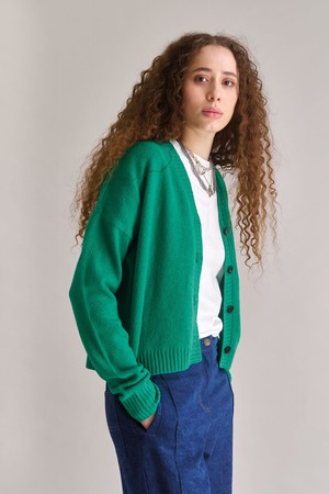 ISLA Wool Cardigan - Green from KOMODO
