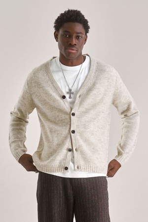 BATSA Lambswool Cardigan - Natural from KOMODO