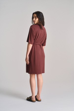 SADIE - Modal Jersey Dress - Chocolate from KOMODO