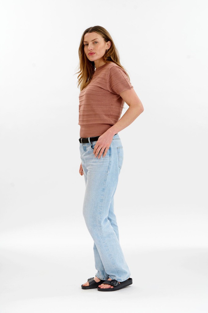 POSEY Organic Cotton Knit Tee - Coffee from KOMODO