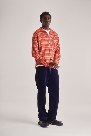 SANTI Organic Cotton Flannel Shirt - Red from KOMODO