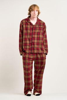 JIM JAM Mens Organic Cotton Pyjama Set - Berry via KOMODO