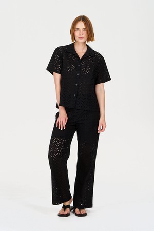 KHARI Organic Cotton Trouser - Black from KOMODO