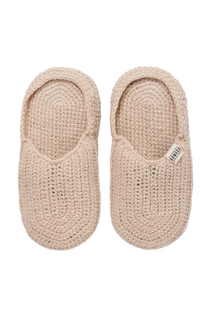 HIDE - Lambswool House Slipper Oat from KOMODO