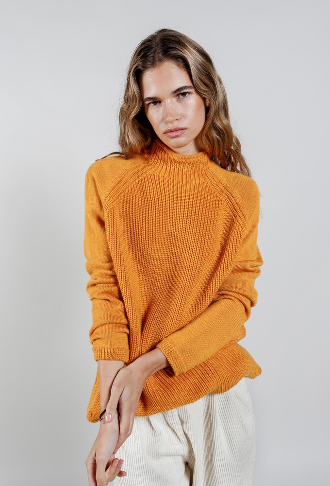 Project Cece KATTY Fine Merino Wool Jumper Mustard