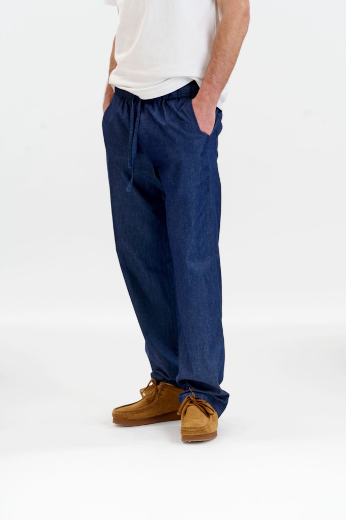 JOSHUA Organic Cotton Trouser - Mid Wash from KOMODO