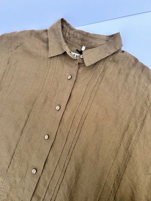 KIMONO - Linen Shirt Khaki from KOMODO