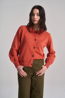 NANI Organic Cotton Cardigan - Clay via KOMODO