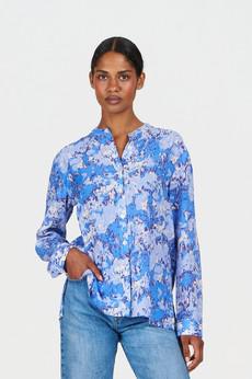 CORBY Tencel Linen Shirt - Acid Blue via KOMODO
