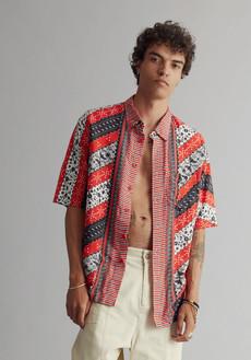 HUMMINGBIRD Shirt Mens - Poppy Red via KOMODO