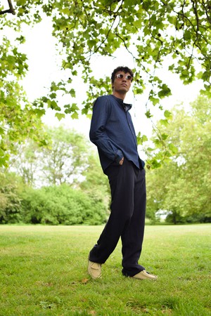 MAKULU Tencel Linen Trouser - Navy from KOMODO