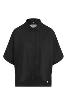 KIMONO Organic Linen Shirt - Black via KOMODO