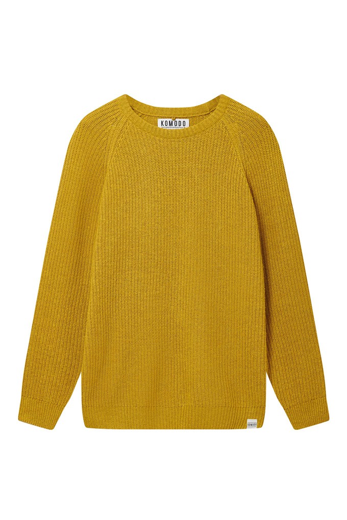 GIOVANNI Wool Blend Jumper - Mustard from KOMODO