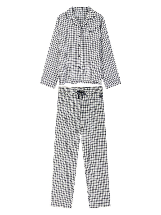 JIM JAM Womens - GOTS Organic Cotton Pyjama Set White from KOMODO