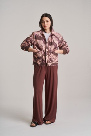 BINITA - Modal Jersey Trouser - Chocolate from KOMODO