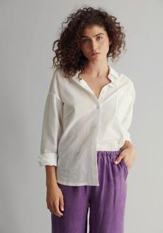 HANAKO Organic Cotton Shirt - White from KOMODO