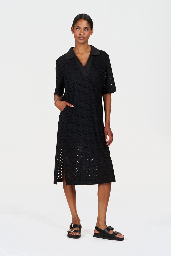 DELILAH Organic Cotton Dress - Black from KOMODO
