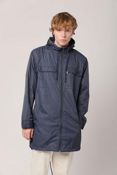 RIVER Recycled PET Water Resistant Rain Coat Navy from KOMODO