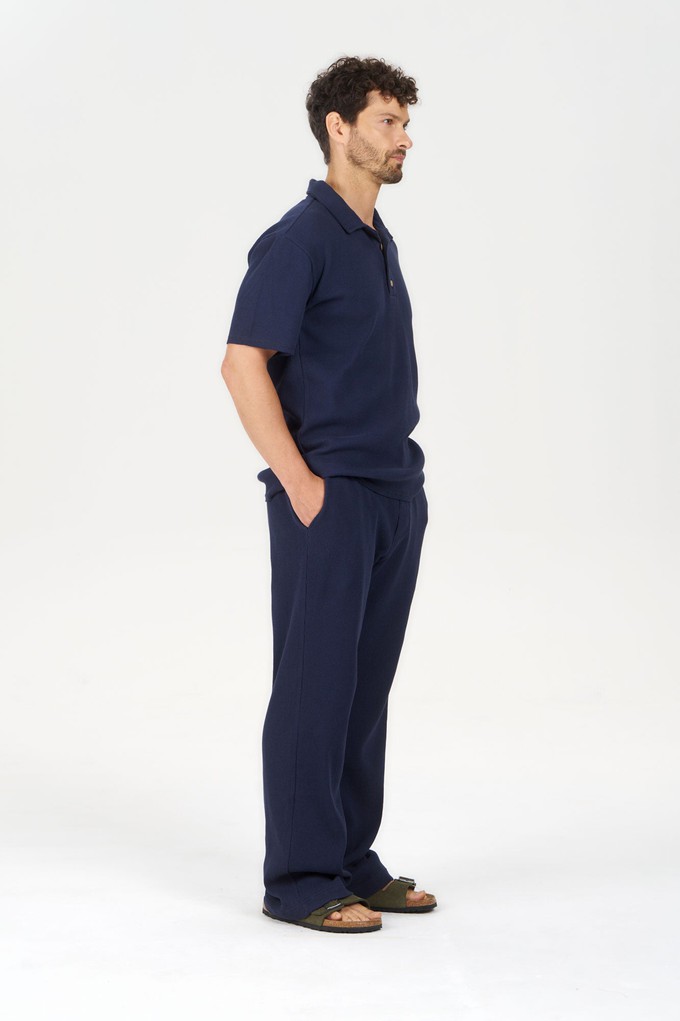 GIO BEACH Organic Cotton Trouser - Navy from KOMODO
