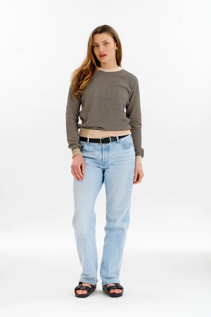HANA Organic Cotton Jumper - Cream & Black from KOMODO