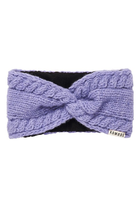 BIWA - Fleece Lined Lambswool Ear Warmer Lavender from KOMODO