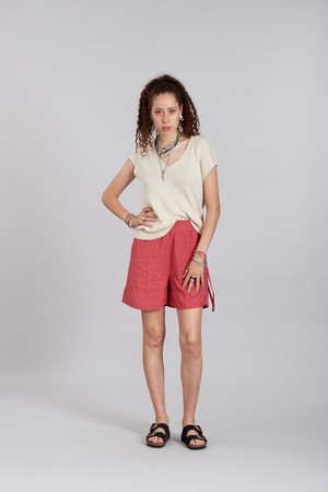 POLLY - Organic Cotton Ivory Top from KOMODO