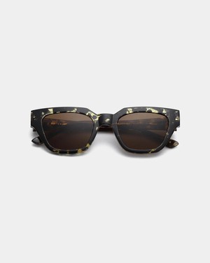 KAWS - Black / Yellow Tortoise Sunglasses by A.Kjaerbede from KOMODO