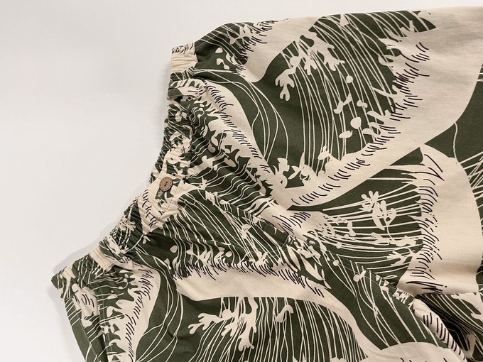 SAFARI - Mens Organic Cotton Trouser - Wave Print from KOMODO