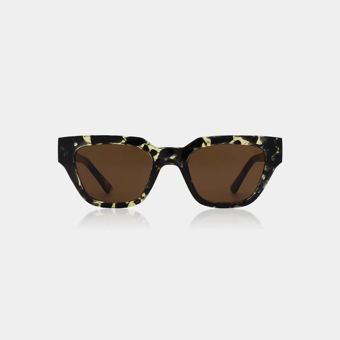 KAWS - Black / Yellow Tortoise Sunglasses by A.Kjaerbede from KOMODO