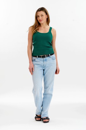 WISTERIA Organic Cotton Vest - Green from KOMODO
