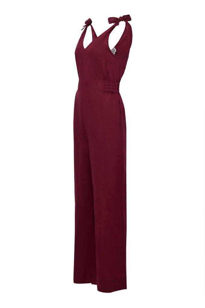 FLOSS - Linen Jumpsuit Berry from KOMODO