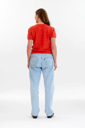 POSEY Organic Cotton Knit Tee - Red from KOMODO