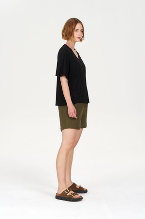 AMELIA Organic Cotton Short - Khaki from KOMODO