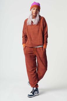 EVIE - GOTS Organic Cotton Jogger Tobacco via KOMODO