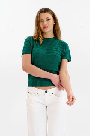 POSEY Organic Cotton Knit Tee - Green from KOMODO