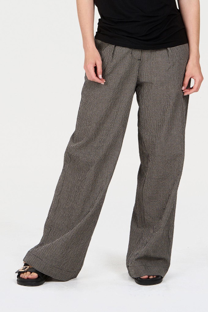 LOLA Organic Cotton Trouser - check from KOMODO