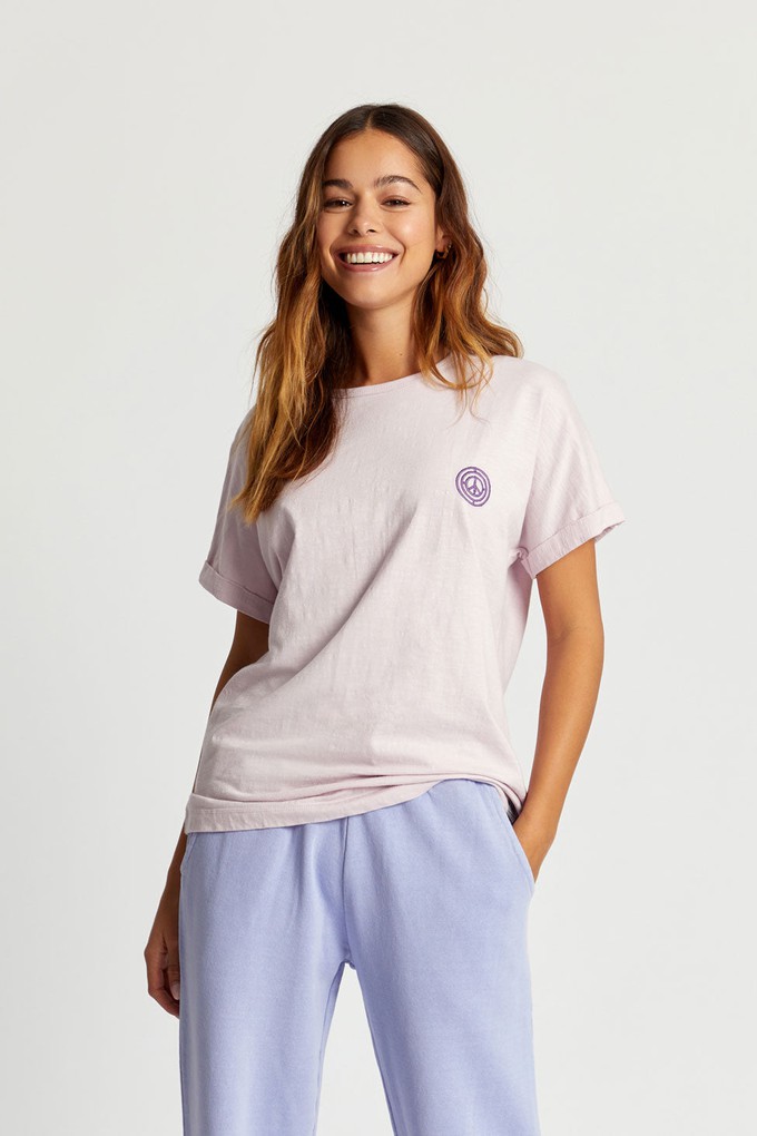 Project Cece SUNRISE Tee GOTS Organic Cotton Lavender Pink