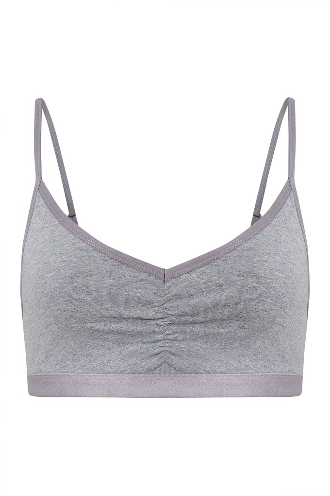 ANASTASIA Bra - GOTS Organic Cotton Grey from KOMODO