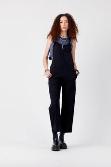 MARY-LOU Black - GOTS Organic Cotton Dungaress by Flax & Loom from KOMODO