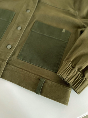 RUFFLE - Organic Cotton Jacket - Dark Green from KOMODO