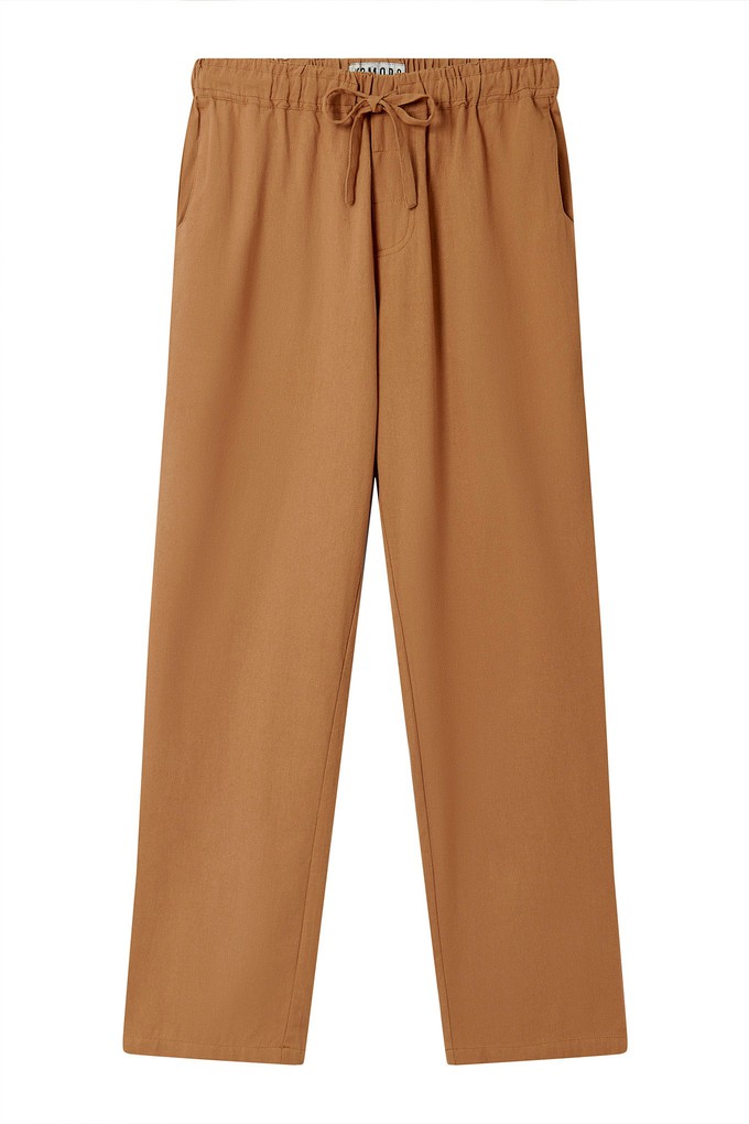 JOSHUA - Organic Cotton Trouser - Tan from KOMODO