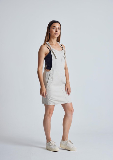 PEGGY Natural - Organic Cotton Dress by Flax & Loom from KOMODO