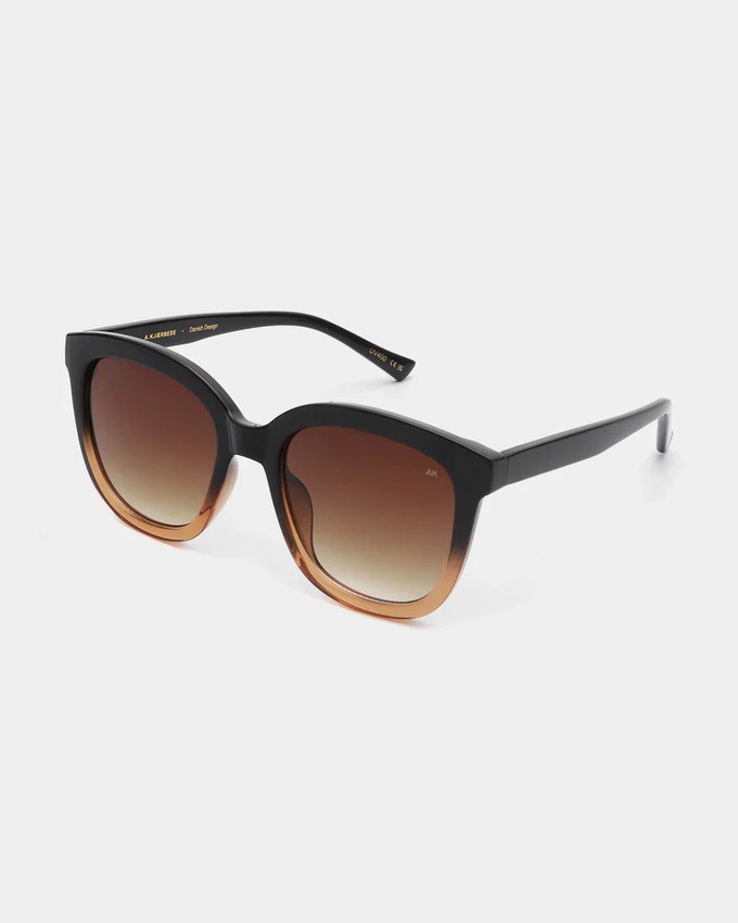 BILLY - Black/Brown Transparent Sunglasses by A.Kjaerbede from KOMODO