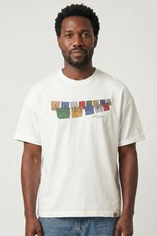 FREE TIBET Tee Organic Cotton - Off White via KOMODO
