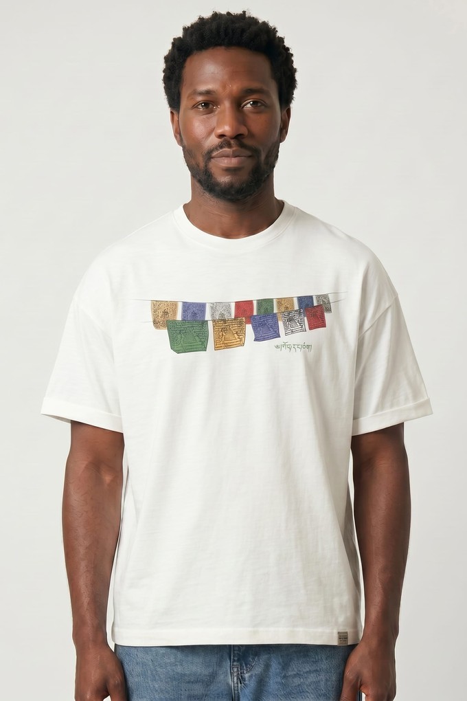 FREE TIBET Tee Organic Cotton - Off White from KOMODO