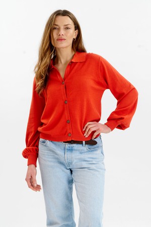 NANI Organic Cotton Cardigan - Red from KOMODO
