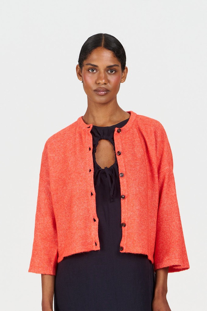 COVET Recycled Poly Cardigan - Orange from KOMODO