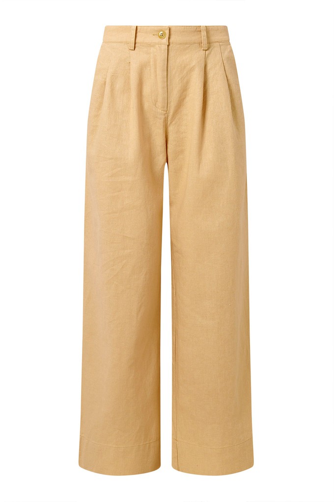 LION - Organic Linen Cotton trouser - Sand from KOMODO