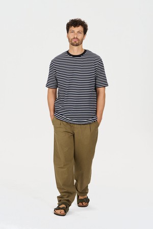 CLAUDE Organic Cotton Top - Navy Stripe from KOMODO