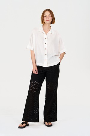 KHARI Organic Cotton Trouser - Black from KOMODO